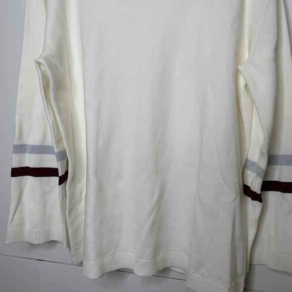 The Upside Halti Ulla White Oversized Knit Sweater Women's XL - Picture 13 of 15